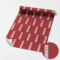 Morocco Green Star Flag Patriotic Moroccan Pride Wrapping Paper Roll