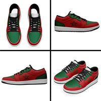 Morocco Low Sneakers Classic National Flag Style - Wonder Print Shop