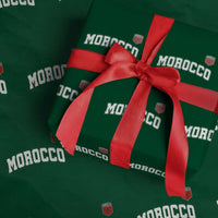 Morocco Moroccan Flag Vintage Pride Wrapping Paper Roll