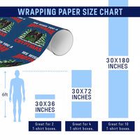 Mothman Christmas Wrapping Paper Roll We Wish You A Mothman Cryptmas Cryptid Cryptidcore