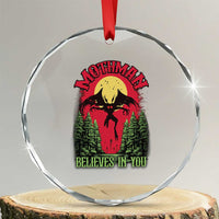 Mothman Crystal Glass Ornament Believes In You Cryptid Cryptozoology TS02