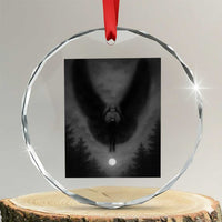 Mothman Crystal Glass Ornament Horror Poster Halloween Cryptid Lover TS10