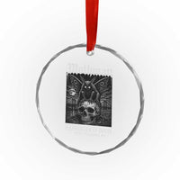 Mothman Harbinger of Doom Point Pleasant WV Crystal Glass Ornament Gothic Horror Cryptid Creature