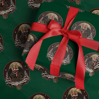 Mothman In Xmas Night Wrapping Paper Roll Funny Cryptid Gift - Wonder Print Shop
