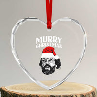 Murray Christmas Heart Crystal Glass Ornament Funny Stranger Xmas - Wonder Print Shop