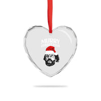 Murray Christmas Heart Crystal Glass Ornament Funny Stranger Xmas - Wonder Print Shop