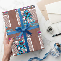 My Goal Is To Deny Yours Wrapping Paper Roll Goalie Hockey Drip Art Gift - Wonder Print Shop
