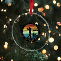 My Retirement Plan Is On Course Crystal Glass Ornament Retired Golfer Gift TS12