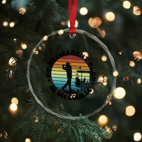 My Retirement Plan Is On Course Crystal Glass Ornament Retired Golfer Gift - Wonder Print Shop