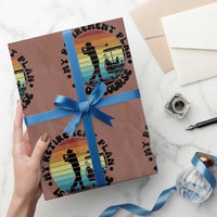 My Retirement Plan Is On Course Wrapping Paper Roll Retired Golfer Gift - Wonder Print Shop