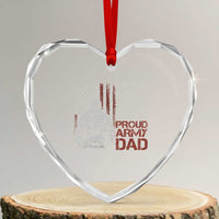 My Son Has Your Back Proud Army Dad Heart Crystal Glass Ornament Military Father - Wonder Print Shop