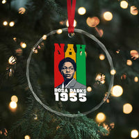 Nah Rosa Parks Quote Crystal Glass Ornament Civil Rights African American - Wonder Print Shop