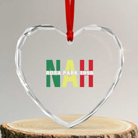 Nah Rosa Parks Quote Heart Crystal Glass Ornament Black Movement Protest - Wonder Print Shop