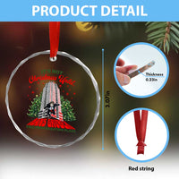 Nakatomi Plaza 1988 Crystal Glass Ornament It's Not Christmas Until Hans Gruber Fall Xmas Party TS02