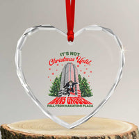 Nakatomi Plaza 1988 Heart Crystal Glass Ornament It's Not Christmas Until Hans Gruber Fall Xmas Party - Wonder Print Shop