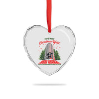 Nakatomi Plaza 1988 Heart Crystal Glass Ornament It's Not Christmas Until Hans Gruber Fall Xmas Party - Wonder Print Shop