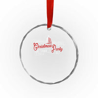 Nakatomi Plaza Christmas Party 1988 Crystal Glass Ornament TS09