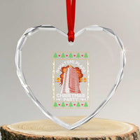 Nakatomi Plaza Christmas Party 1988 Machine Gun Heart Crystal Glass Ornament - Wonder Print Shop