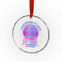 Nakatomi Plaza Christmas Party 1988 Vaporwave Crystal Glass Ornament TS09