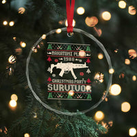 Nakatomi Plaza Christmas Party Crystal Glass Ornament Funny 80's Die Movie 1988 Ugly Christmas TS10