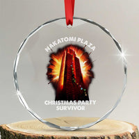 Nakatomi Plaza Christmas Party Survivor Crystal Glass Ornament TS09