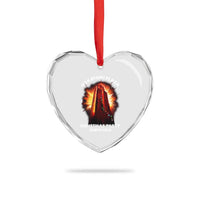 Nakatomi Plaza Christmas Party Survivor Heart Crystal Glass Ornament - Wonder Print Shop