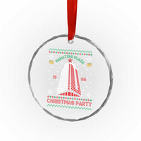 Nakatomi Plaza Crystal Glass Ornament Christmas Party 1988 Seasons Greetings - Wonder Print Shop
