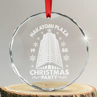 Nakatomi Plaza Crystal Glass Ornament Christmas Party 1988 Vintage Snowflake TS11