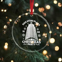 Nakatomi Plaza Crystal Glass Ornament Christmas Party 1988 Vintage Snowflake TS11