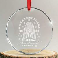 Nakatomi Plaza Party 1988 Crystal Glass Ornament Funny 80's Xmas Movie TS10