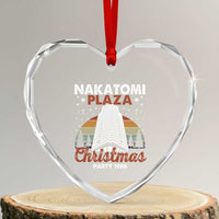 Nakatomi Plaza Party 1988 Heart Crystal Glass Ornament Xmas Gift - Wonder Print Shop