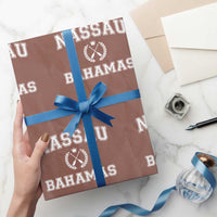 Nassau Souvenir Wrapping Paper Roll Bahamas Rowing Beach Summer Vacation - Wonder Print Shop
