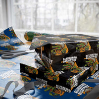 Native Alligator Alcatraz Wrapping Paper Roll Florida Gator Break The Chain - Wonder Print Shop