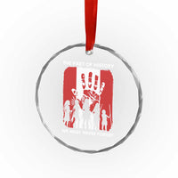 Native American Child Idian Crystal Glass Ornament The Part Of History We Must Never Forget TS14