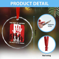 Native American Child Idian Crystal Glass Ornament The Part Of History We Must Never Forget TS14