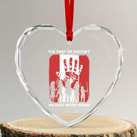 Native American Child Idian Heart Crystal Glass Ornament The Part Of History We Must Never Forget - Wonder Print Shop