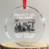 Native American Every Child Crystal Glass Ornament Protect All Children Even If They Are Not Yours TS10