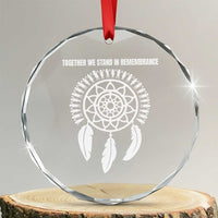 Native American Every Child Crystal Glass Ornament Together We Stand in Remembrance TS10