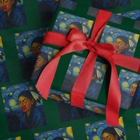 Native American MMIW Wrapping Paper Roll Starry Night Indigenous People Day - Wonder Print Shop