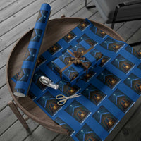 Nativity Scene Xmas Wrapping Paper Roll O Come Let Us Adrove Him - Wonder Print Shop