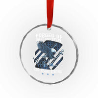 Navy Military 250th Anniversary Crystal Glass Ornament Forged Of Salt And Steel 250 Years Strong - Wonder Print Shop