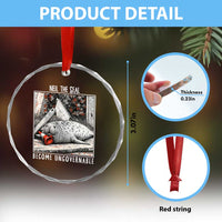 Neil The Seal Become Ungovernable Crystal Glass Ornament Vintage Elephant Seal Animal Meme