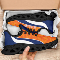 Netherlands 2026 Football Clunky Sneakers Go Oranje Grunge Curve Stylized - Wonder Print Shop