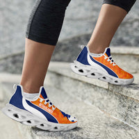 Netherlands 2026 Football Clunky Sneakers Go Oranje Grunge Curve Stylized - Wonder Print Shop