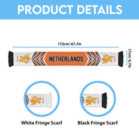 Netherlands Football Nations 2026 Soccer Scarf Sporty Pattern