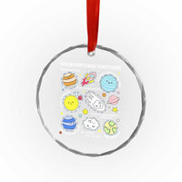 Neurodiverse Universe Crystal Glass Ornament Autism Awareness ADHD ASD Neurodiversity - Wonder Print Shop