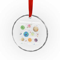 Neurodiverse Universe Crystal Glass Ornament Autism Awareness ASD ADHD Neurodiversity Sped Teacher - Wonder Print Shop