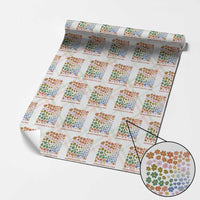 Neurodiversity Boho Floral Wrapping Paper Roll Celebrate Minds of All Kinds Autism ADHD ASD - Wonder Print Shop