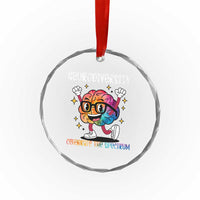 Neurodiversity Brain Crystal Glass Ornament Celebrate The Spectrum Autism Acceptance ASD ADHD TS02