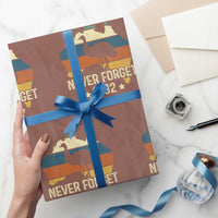 Never Forget 1932 Emu War Wrapping Paper Roll Funny Emu Lover Zookeeper